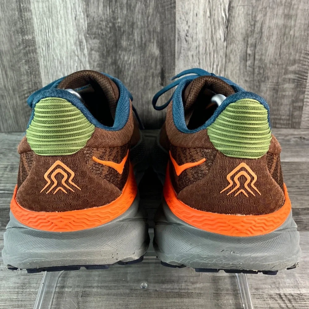 HOKA Challenger ATR 7 Trail Running Shoes Mens 11 Brown Orange Gorpcore 1134497